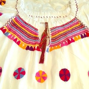 Mexican Embroidered Top